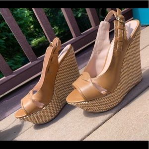 Camel Wedges , NWOT
